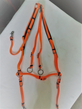 PVC Breast collar with martingle PBC-101