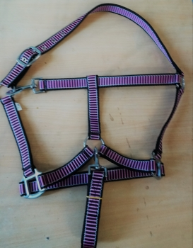 Nylon Horse Halter with Lead NH-141