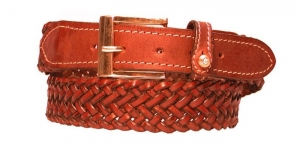braided leather belts Lb-013